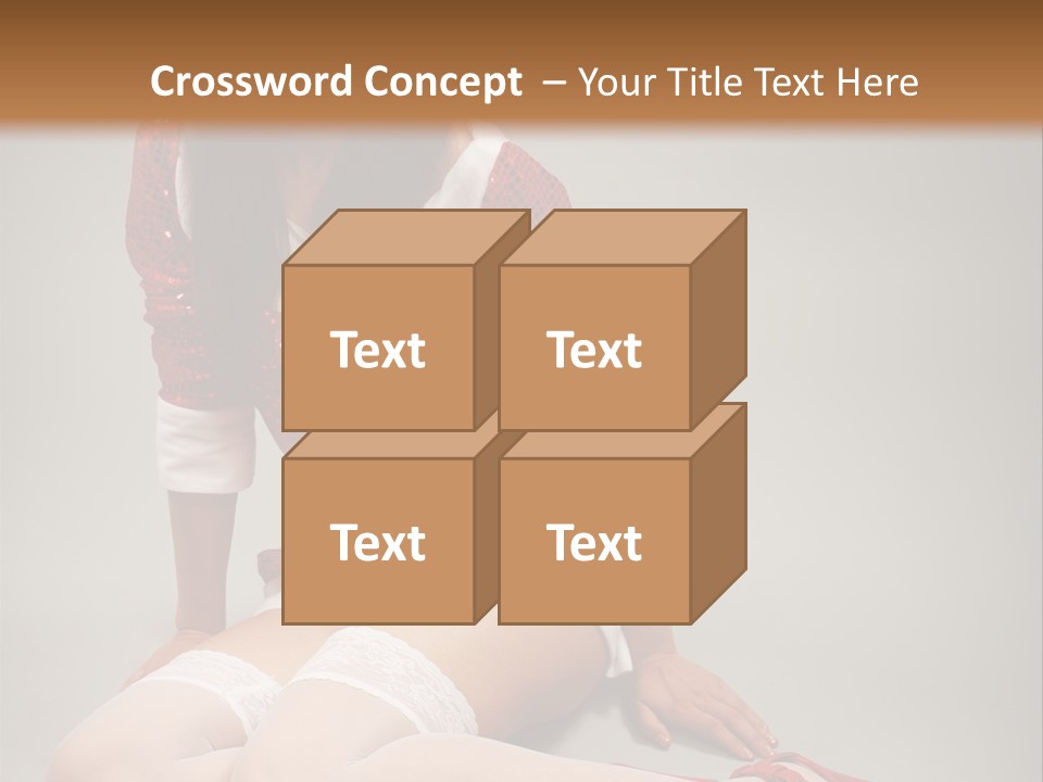 Lady Santa Beautiful PowerPoint Template