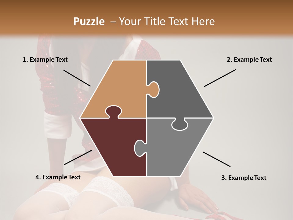 Lady Santa Beautiful PowerPoint Template