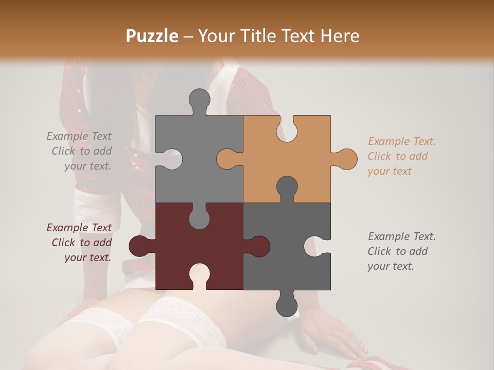 Lady Santa Beautiful PowerPoint Template