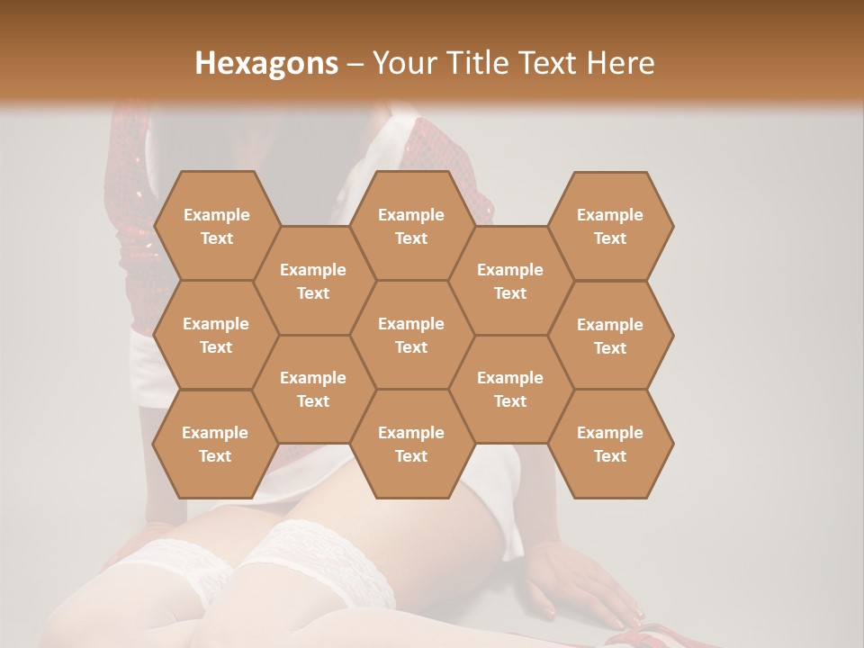 Lady Santa Beautiful PowerPoint Template