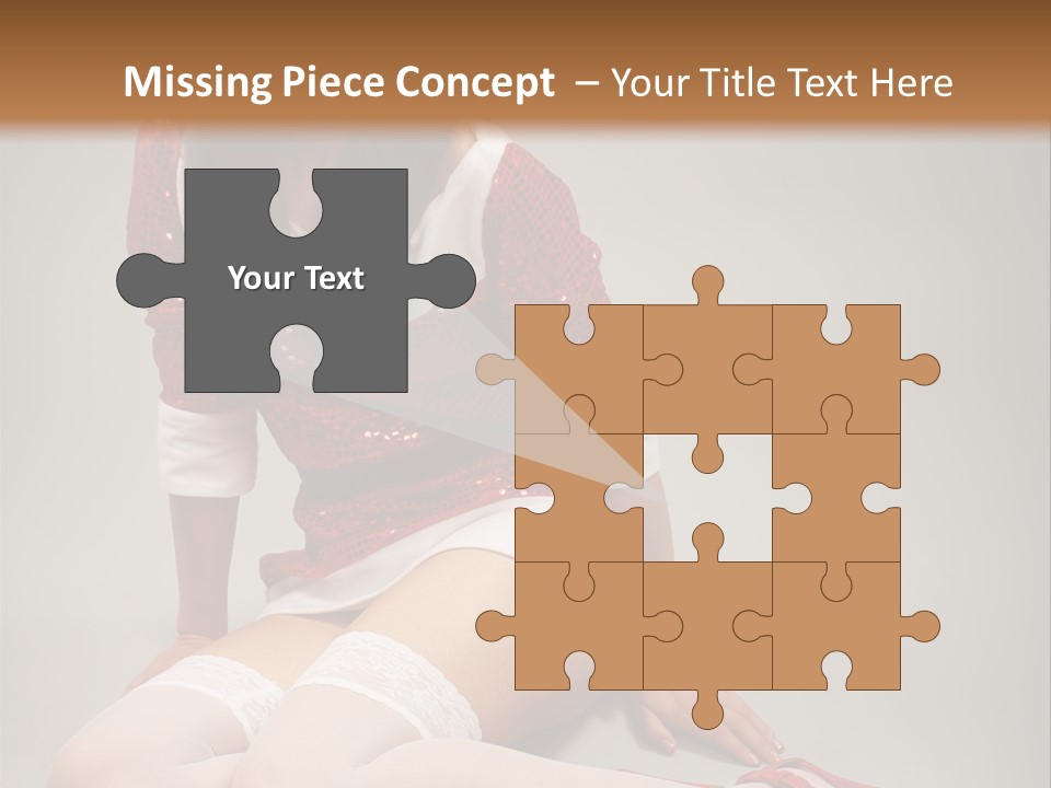 Lady Santa Beautiful PowerPoint Template