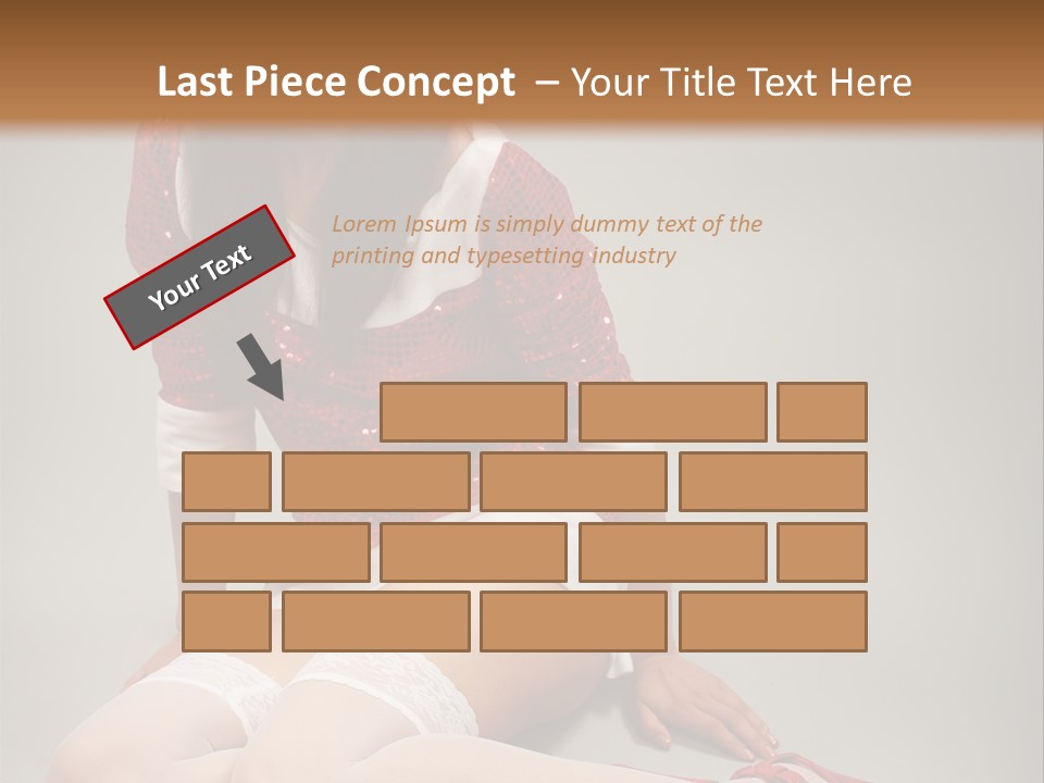 Lady Santa Beautiful PowerPoint Template