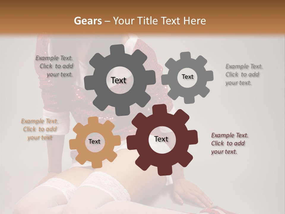 Lady Santa Beautiful PowerPoint Template