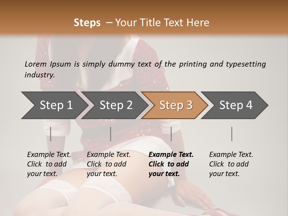 Lady Santa Beautiful PowerPoint Template