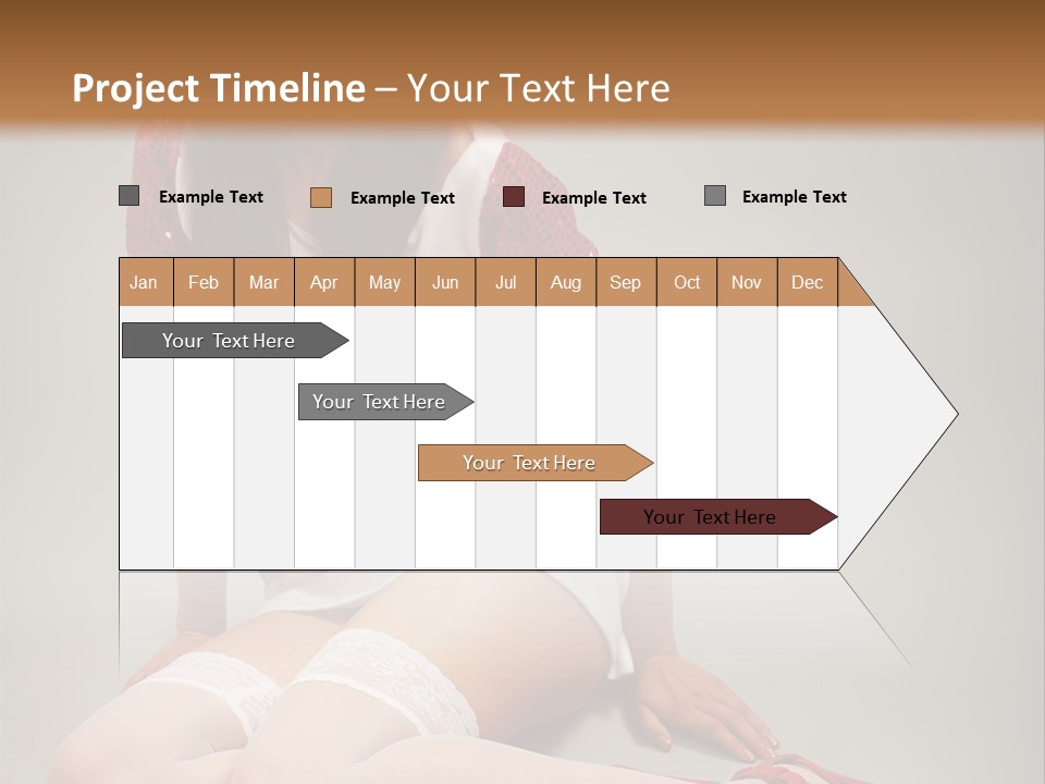 Lady Santa Beautiful PowerPoint Template