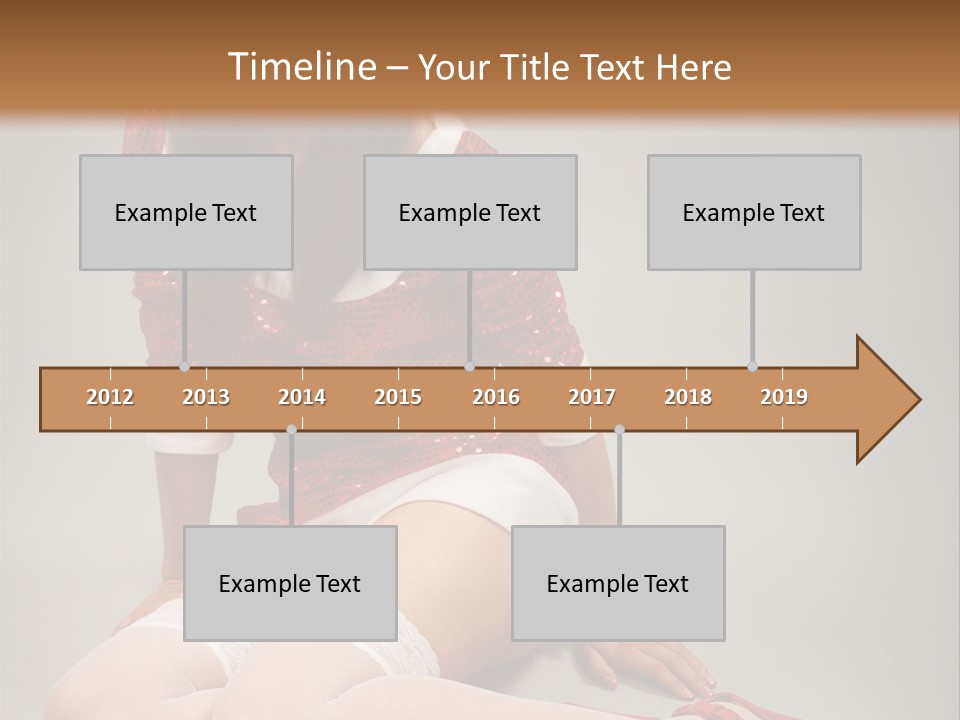 Lady Santa Beautiful PowerPoint Template