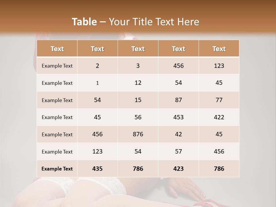 Lady Santa Beautiful PowerPoint Template