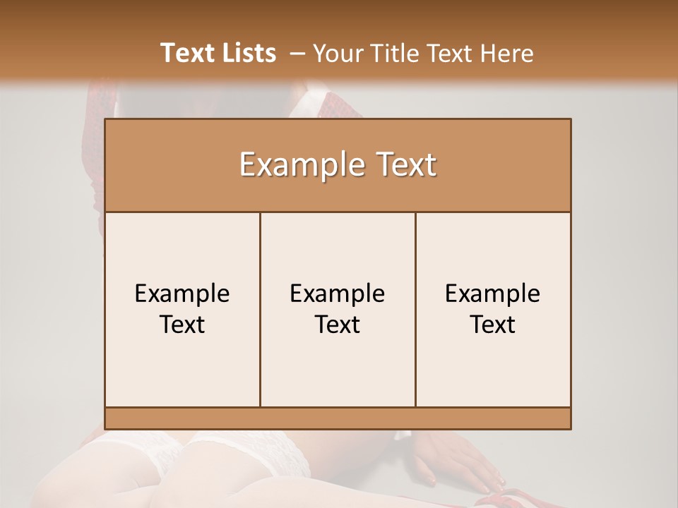 Lady Santa Beautiful PowerPoint Template
