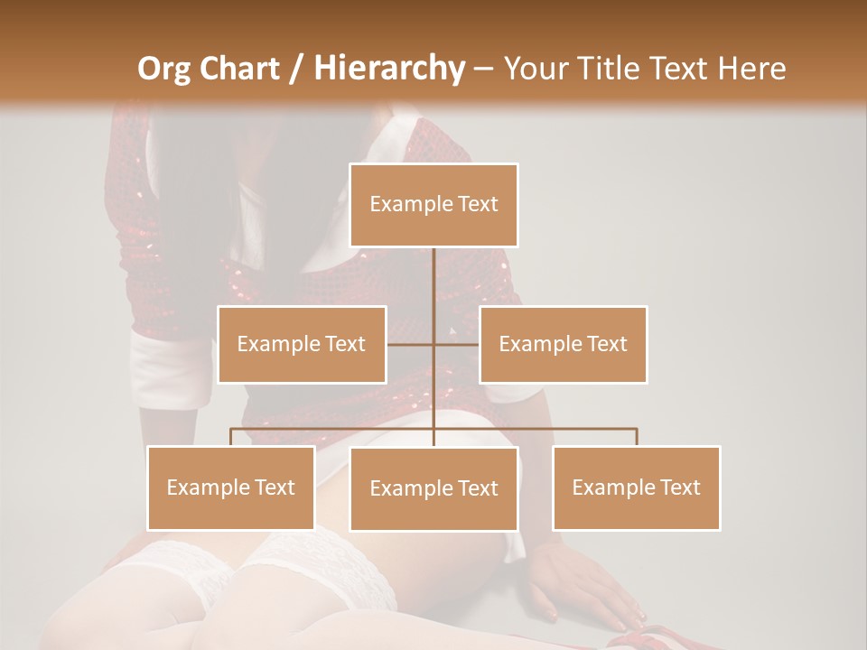 Lady Santa Beautiful PowerPoint Template