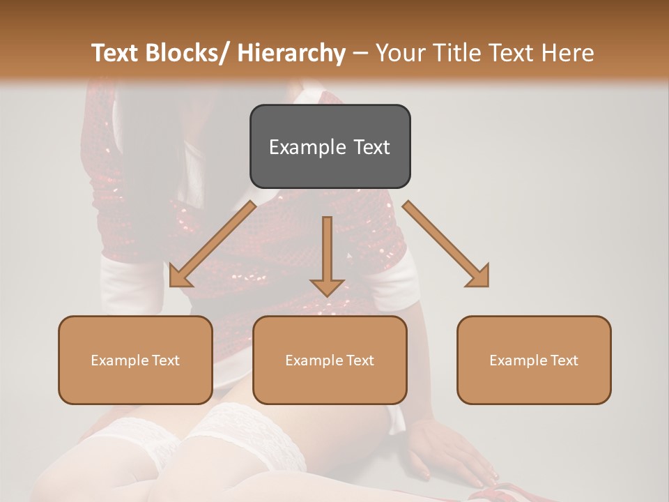 Lady Santa Beautiful PowerPoint Template