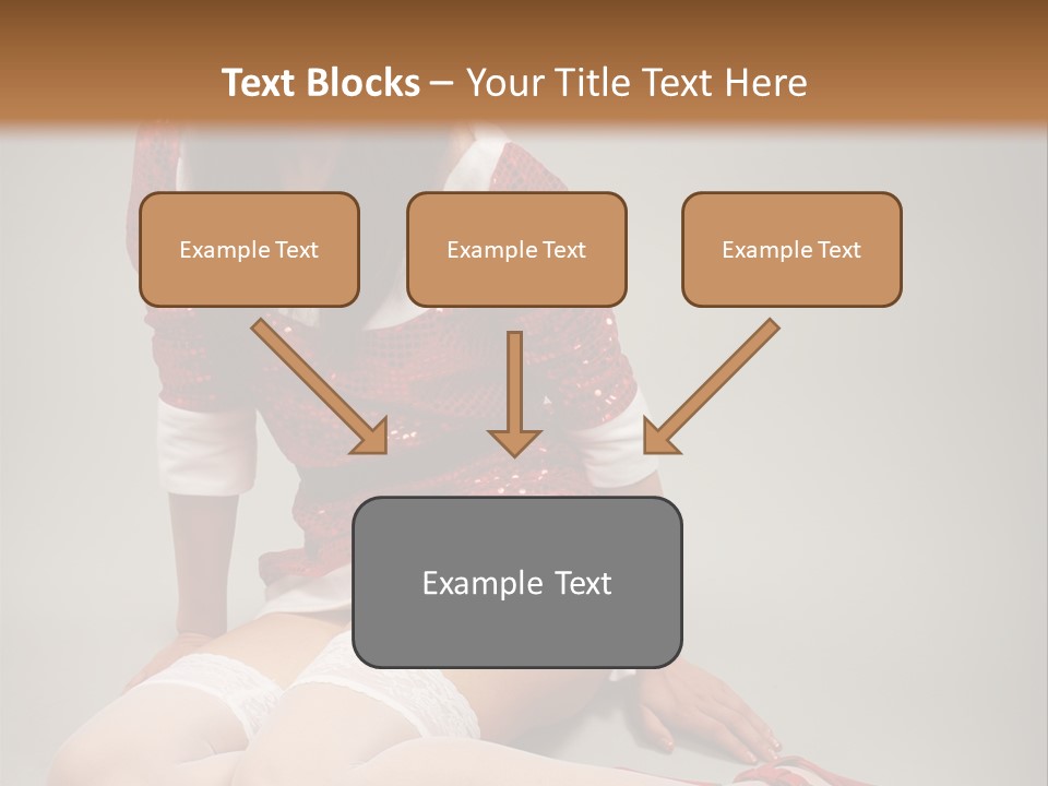 Lady Santa Beautiful PowerPoint Template