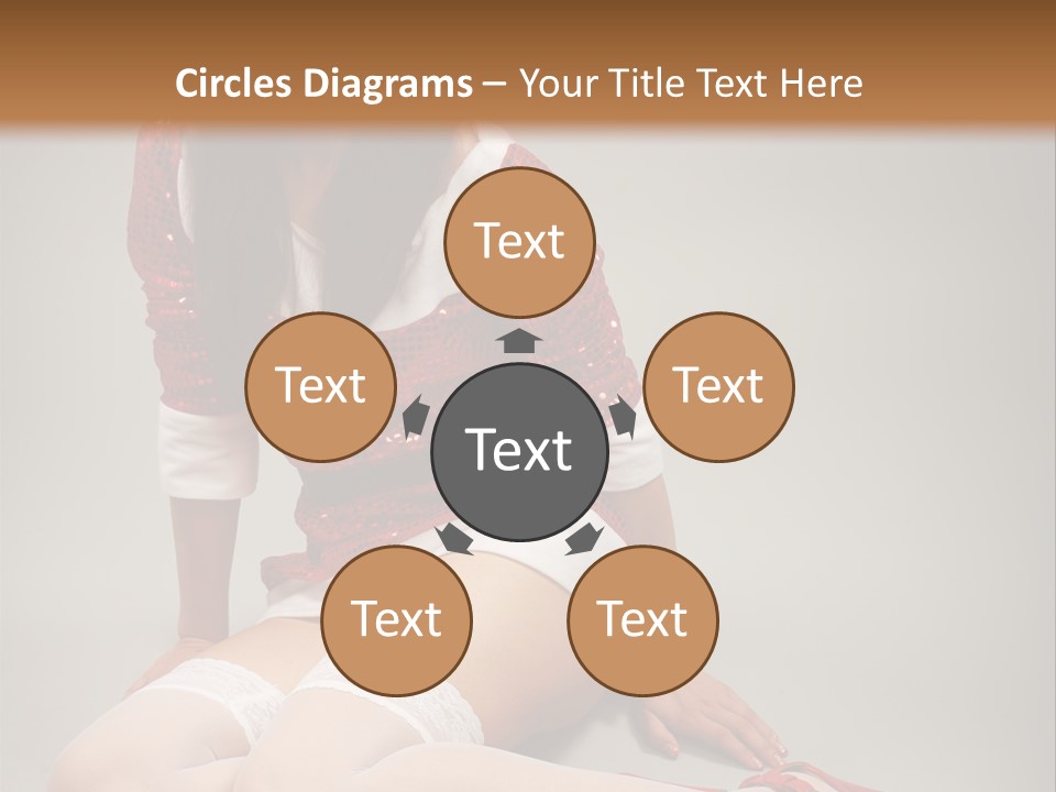 Lady Santa Beautiful PowerPoint Template