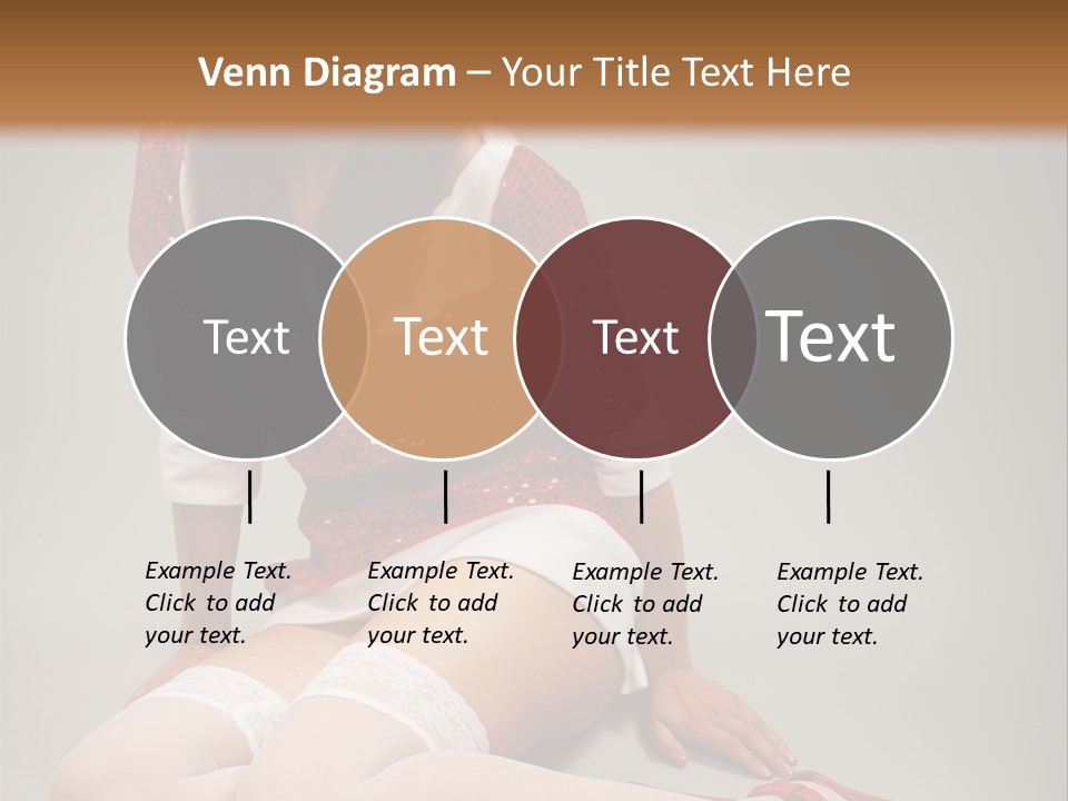 Lady Santa Beautiful PowerPoint Template