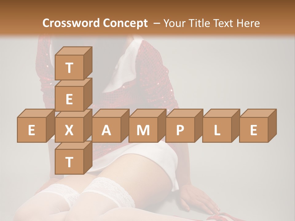 Lady Santa Beautiful PowerPoint Template