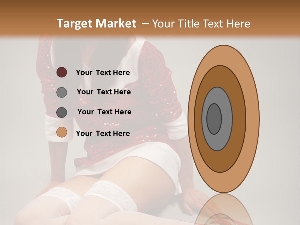 Lady Santa Beautiful PowerPoint Template