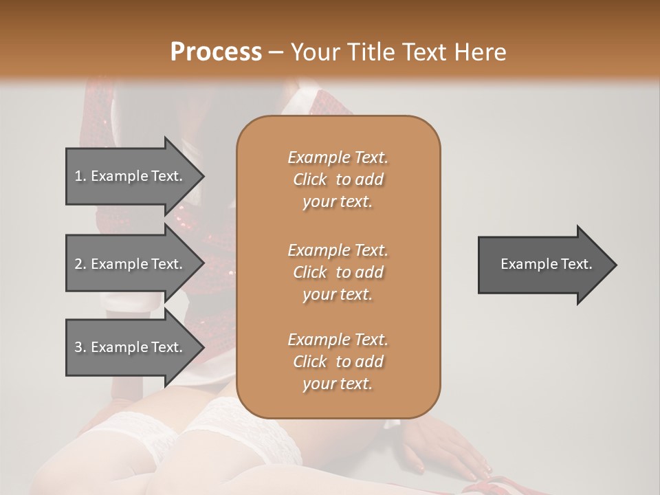 Lady Santa Beautiful PowerPoint Template