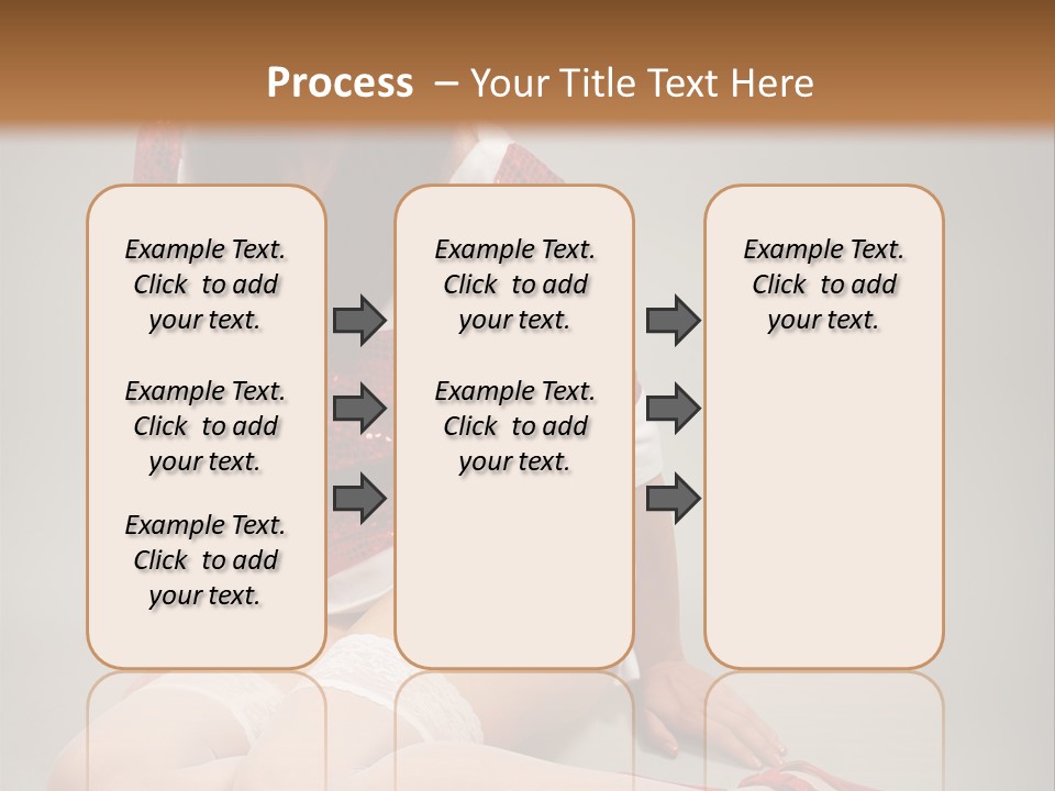 Lady Santa Beautiful PowerPoint Template