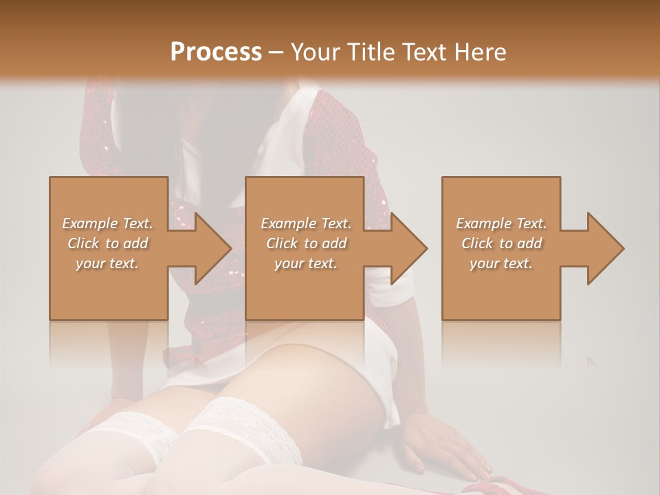 Lady Santa Beautiful PowerPoint Template