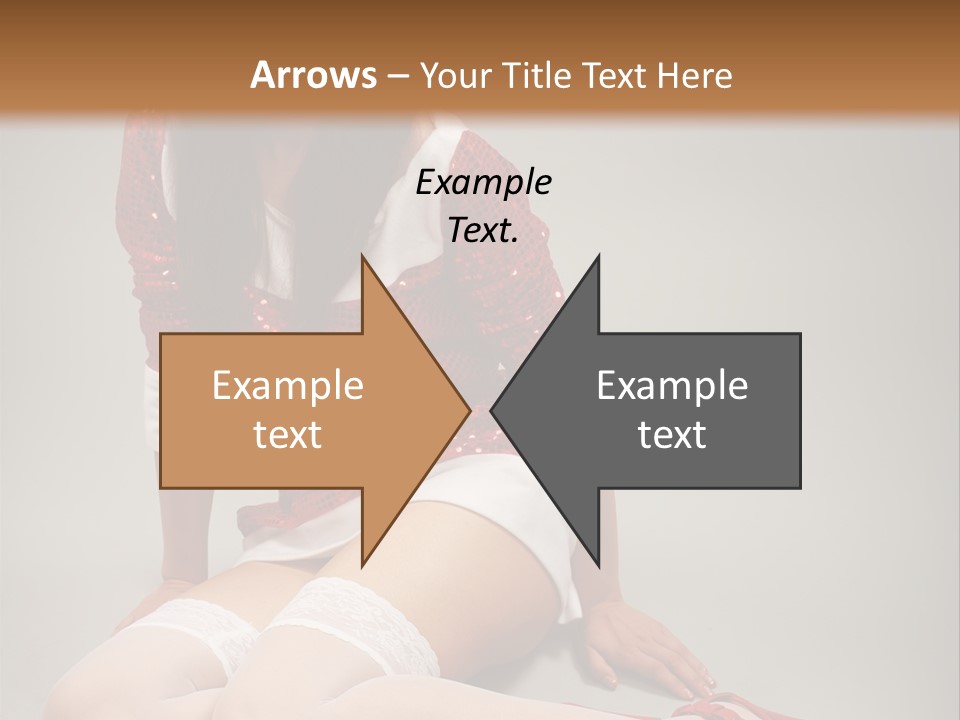 Lady Santa Beautiful PowerPoint Template