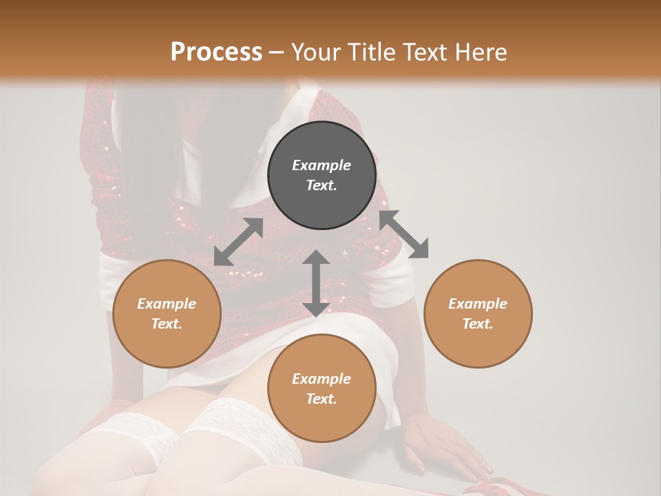 Lady Santa Beautiful PowerPoint Template