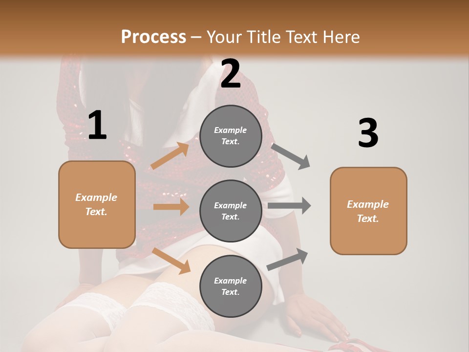 Lady Santa Beautiful PowerPoint Template