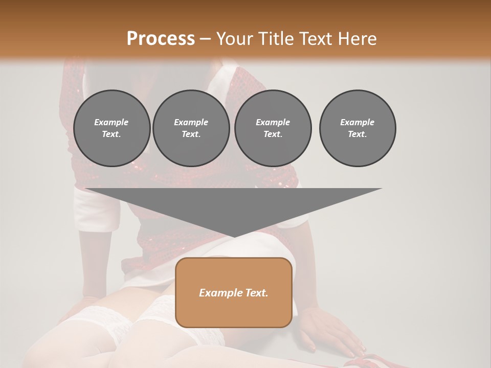 Lady Santa Beautiful PowerPoint Template