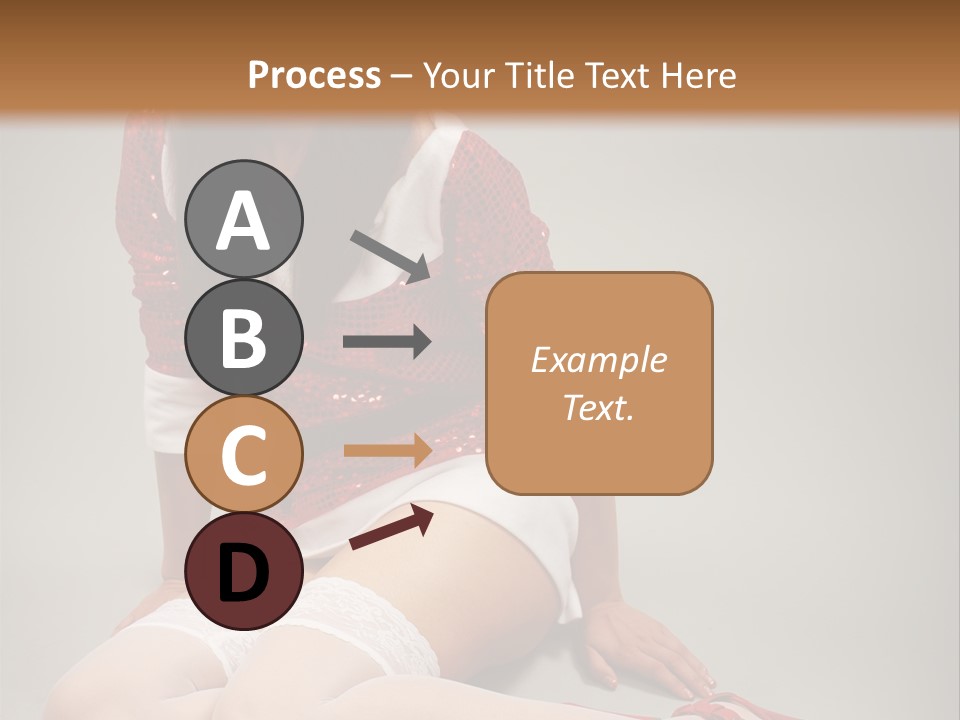 Lady Santa Beautiful PowerPoint Template