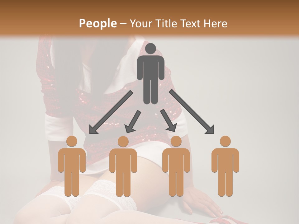 Lady Santa Beautiful PowerPoint Template