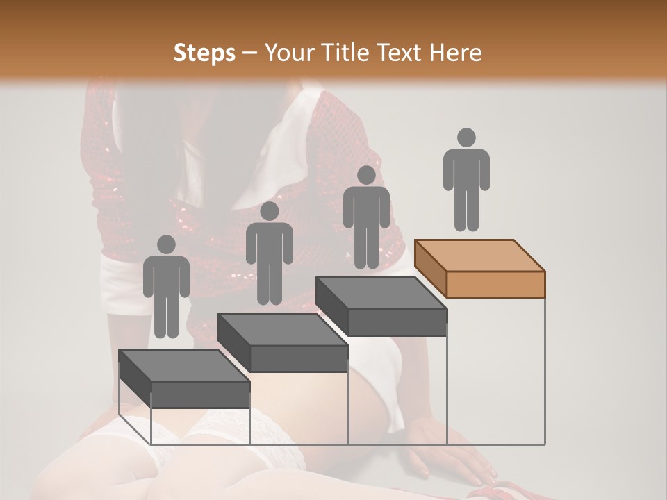 Lady Santa Beautiful PowerPoint Template