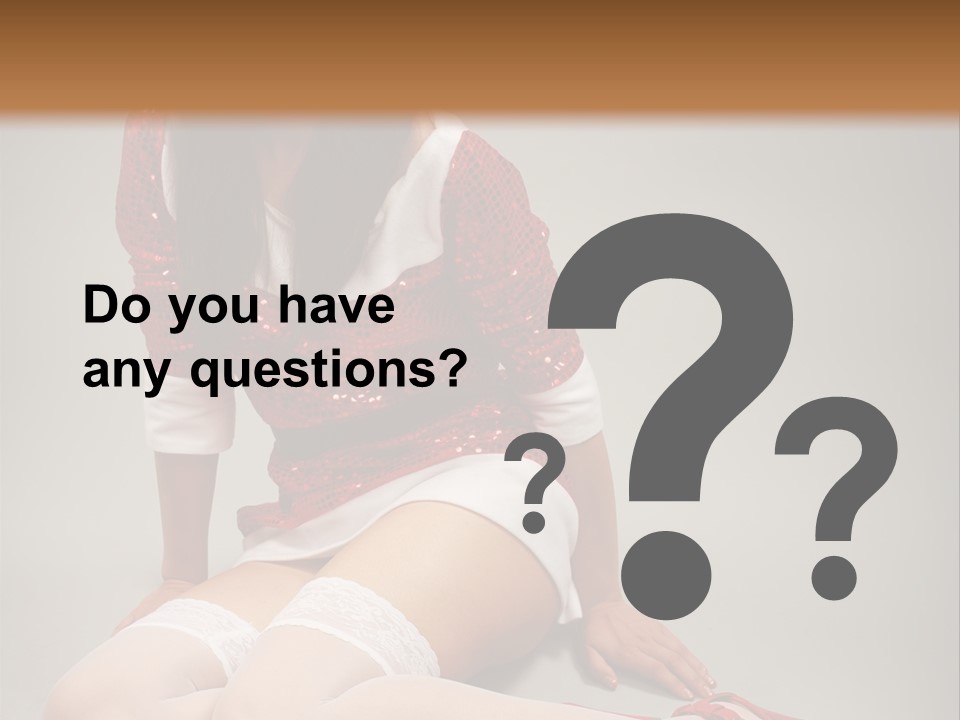 Lady Santa Beautiful PowerPoint Template