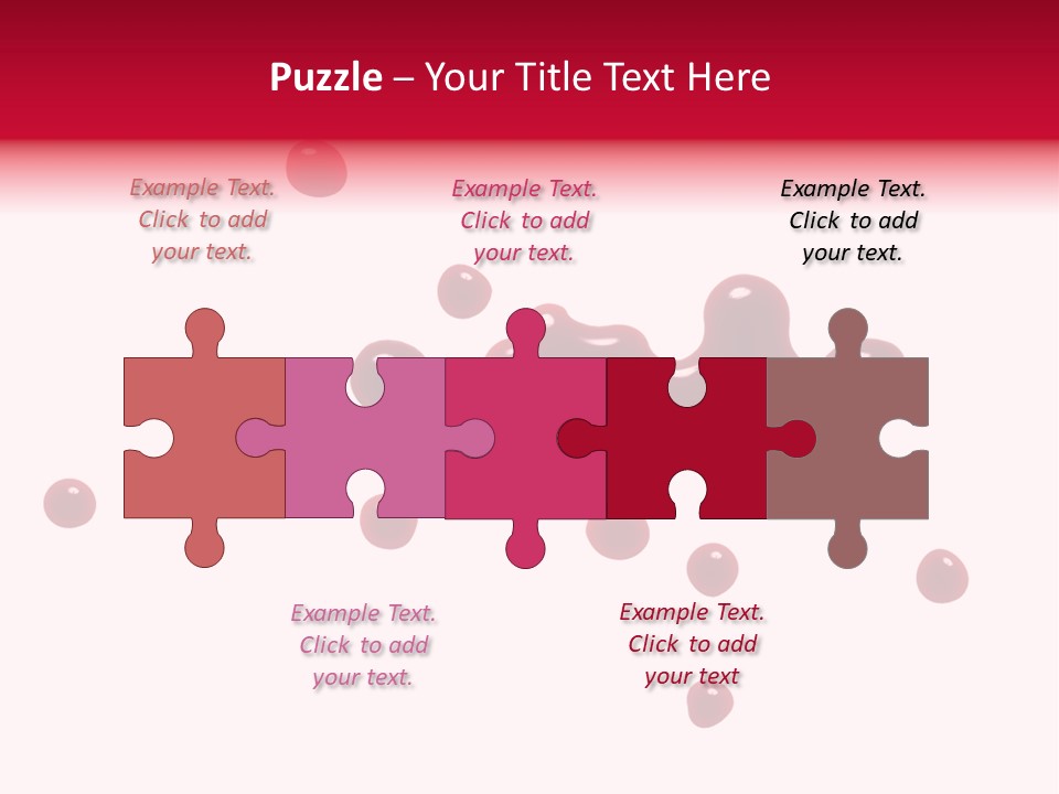 Puddle Blood Blob PowerPoint Template