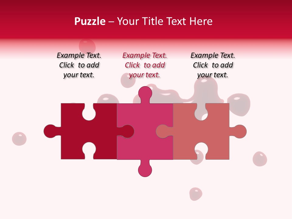 Puddle Blood Blob PowerPoint Template