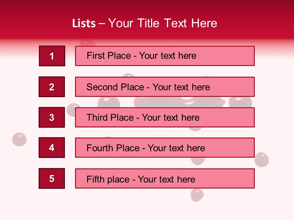 Puddle Blood Blob PowerPoint Template