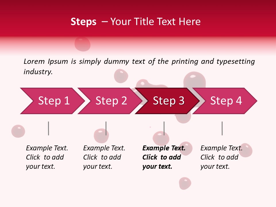 Puddle Blood Blob PowerPoint Template