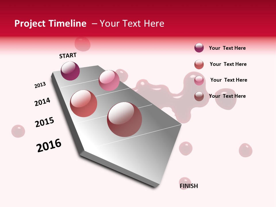 Puddle Blood Blob PowerPoint Template