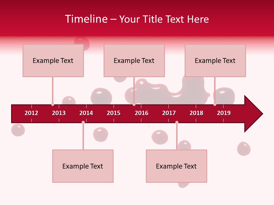 Puddle Blood Blob PowerPoint Template