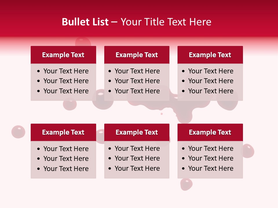 Puddle Blood Blob PowerPoint Template