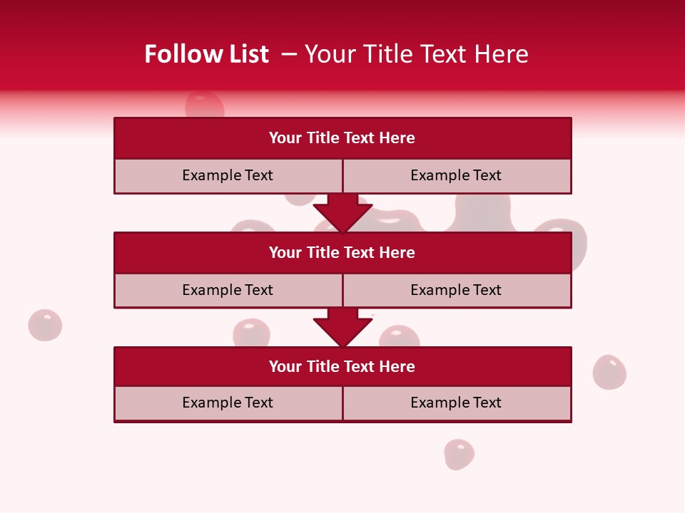 Puddle Blood Blob PowerPoint Template