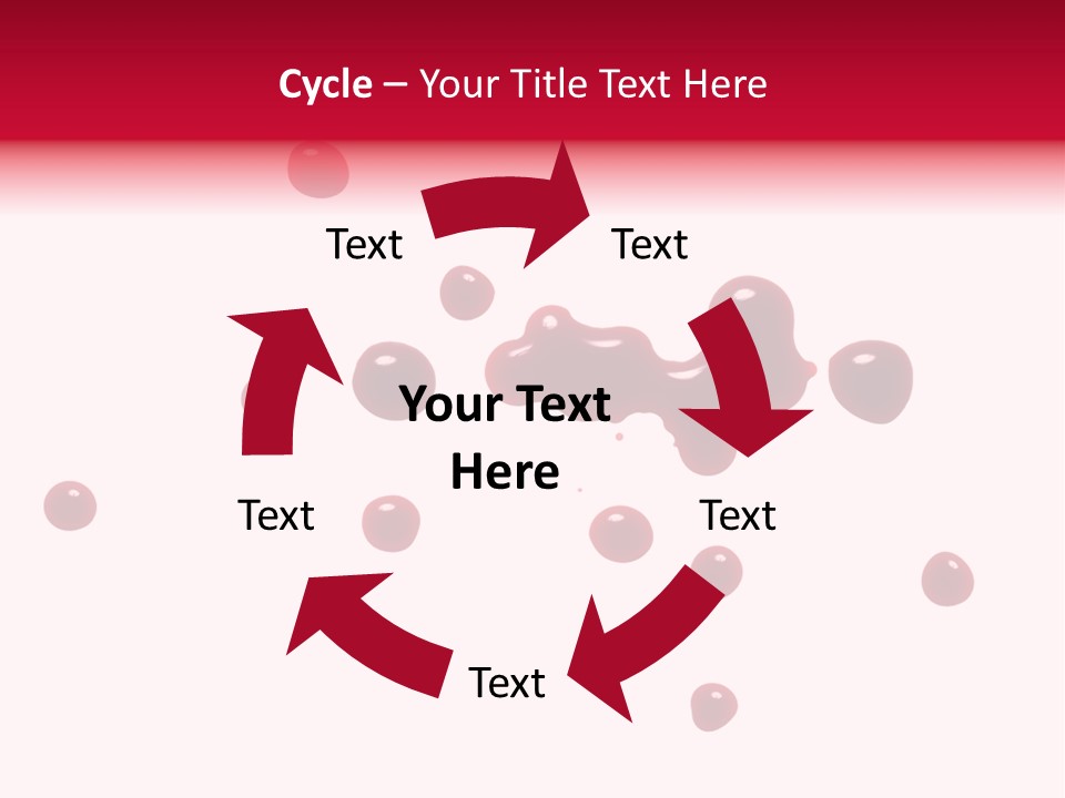 Puddle Blood Blob PowerPoint Template