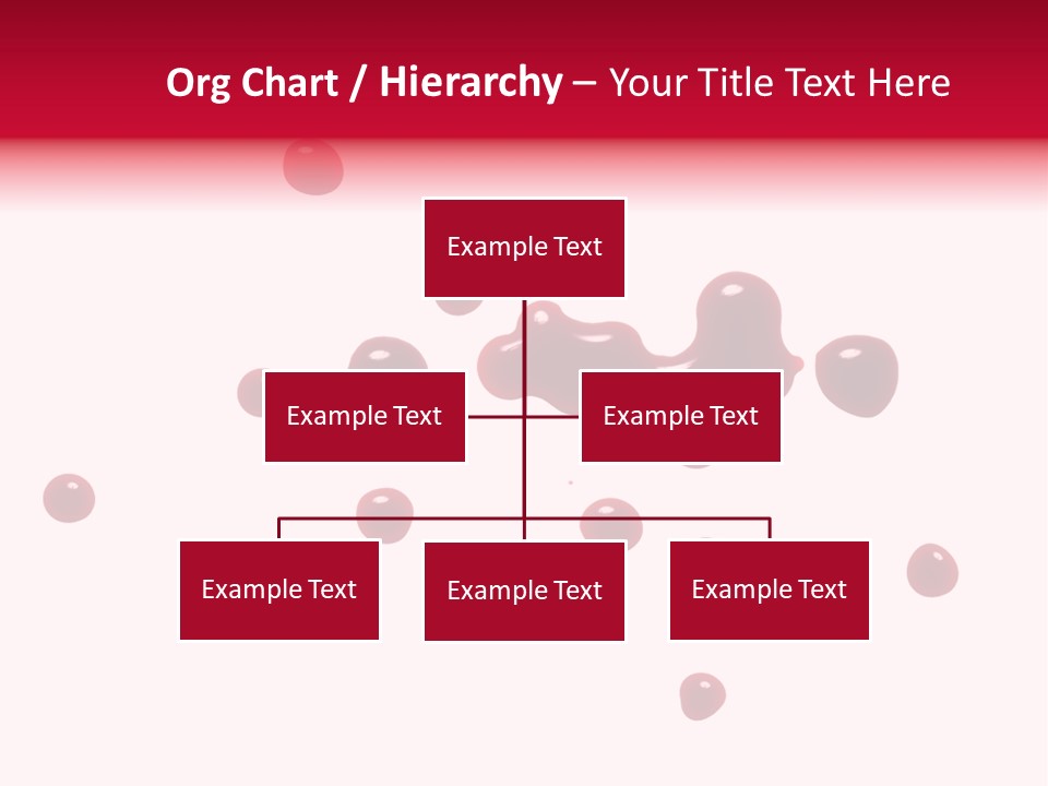 Puddle Blood Blob PowerPoint Template