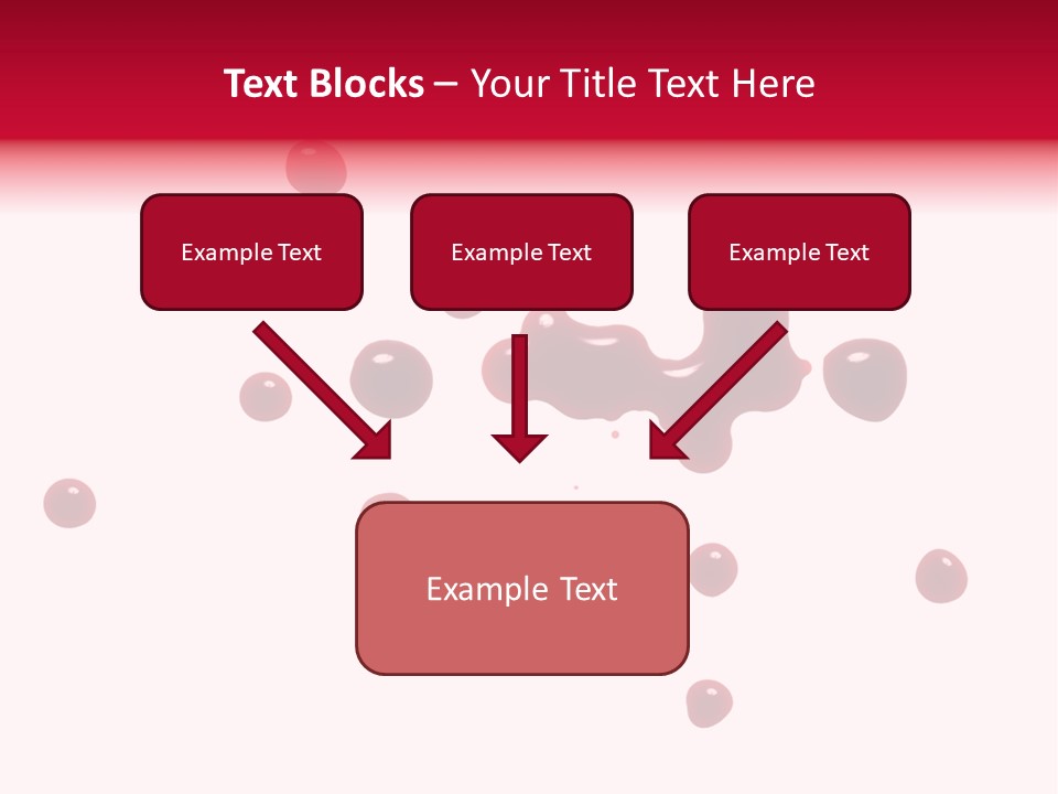 Puddle Blood Blob PowerPoint Template