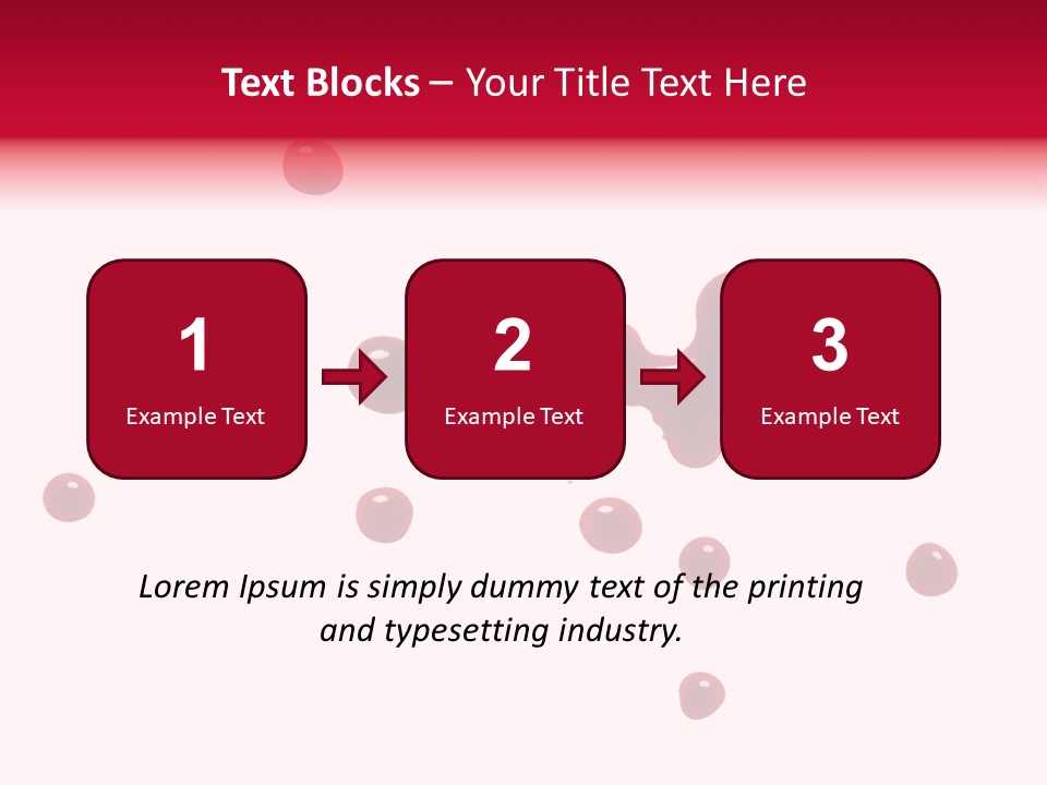 Puddle Blood Blob PowerPoint Template