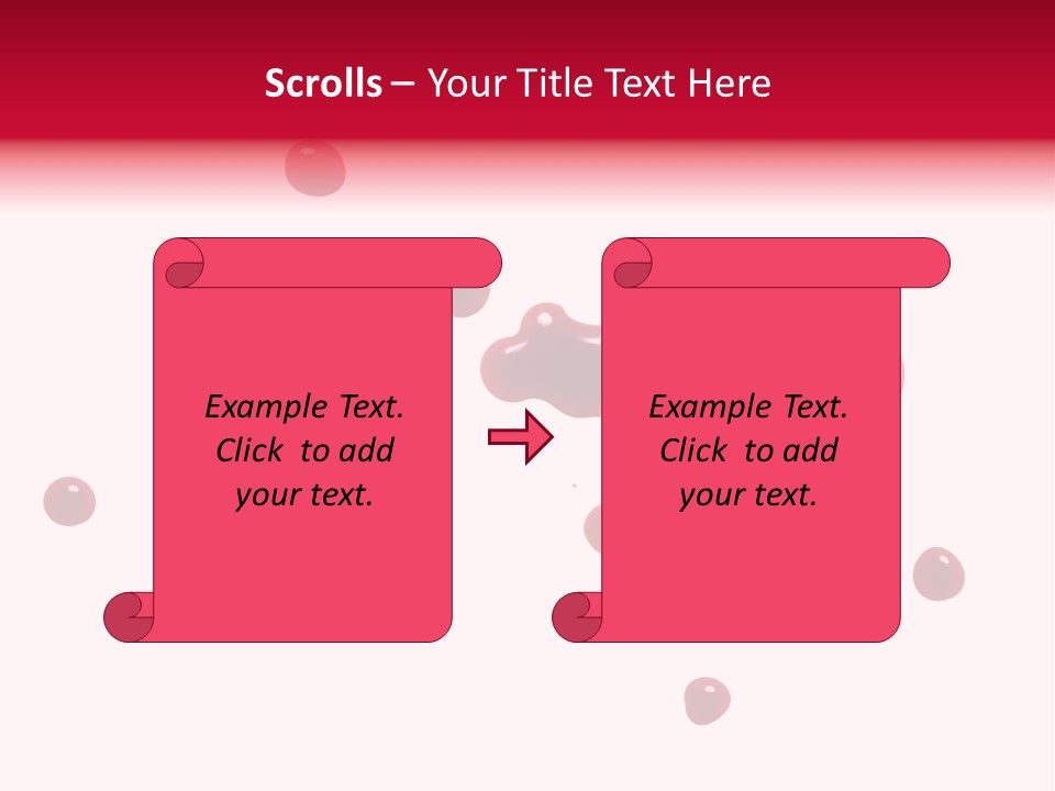 Puddle Blood Blob PowerPoint Template