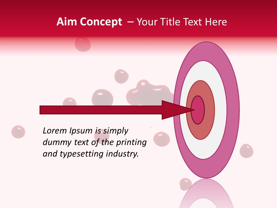 Puddle Blood Blob PowerPoint Template