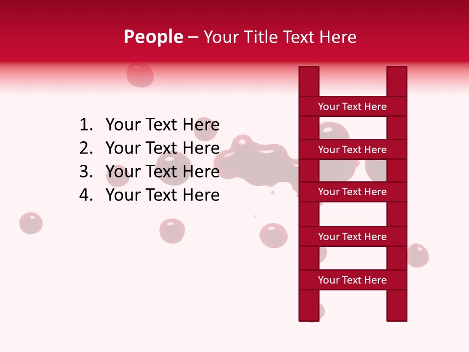 Puddle Blood Blob PowerPoint Template