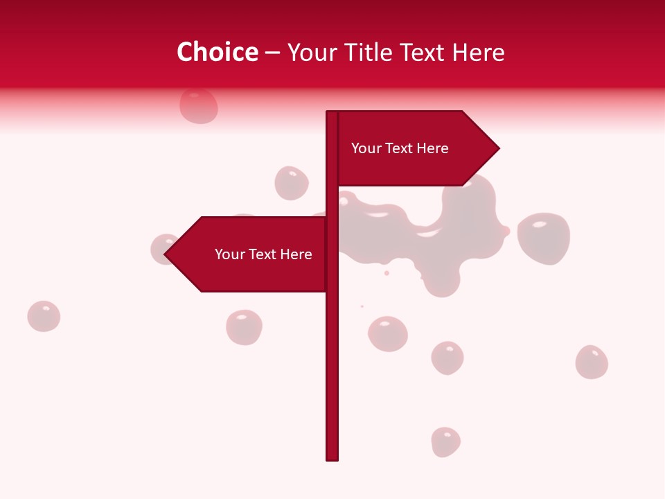 Puddle Blood Blob PowerPoint Template