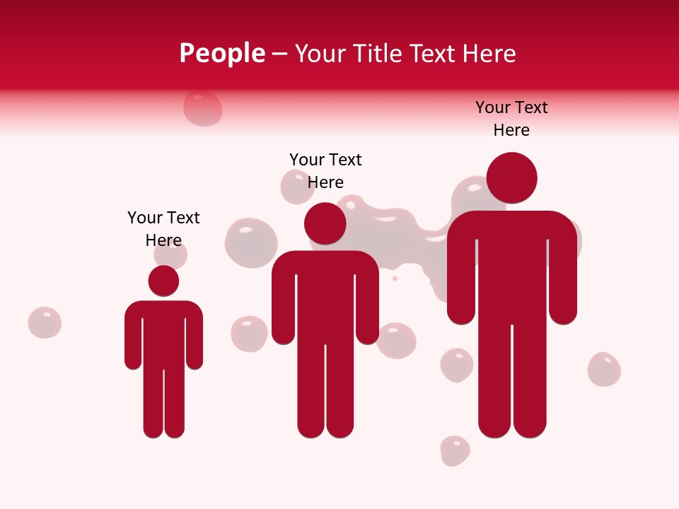 Puddle Blood Blob PowerPoint Template