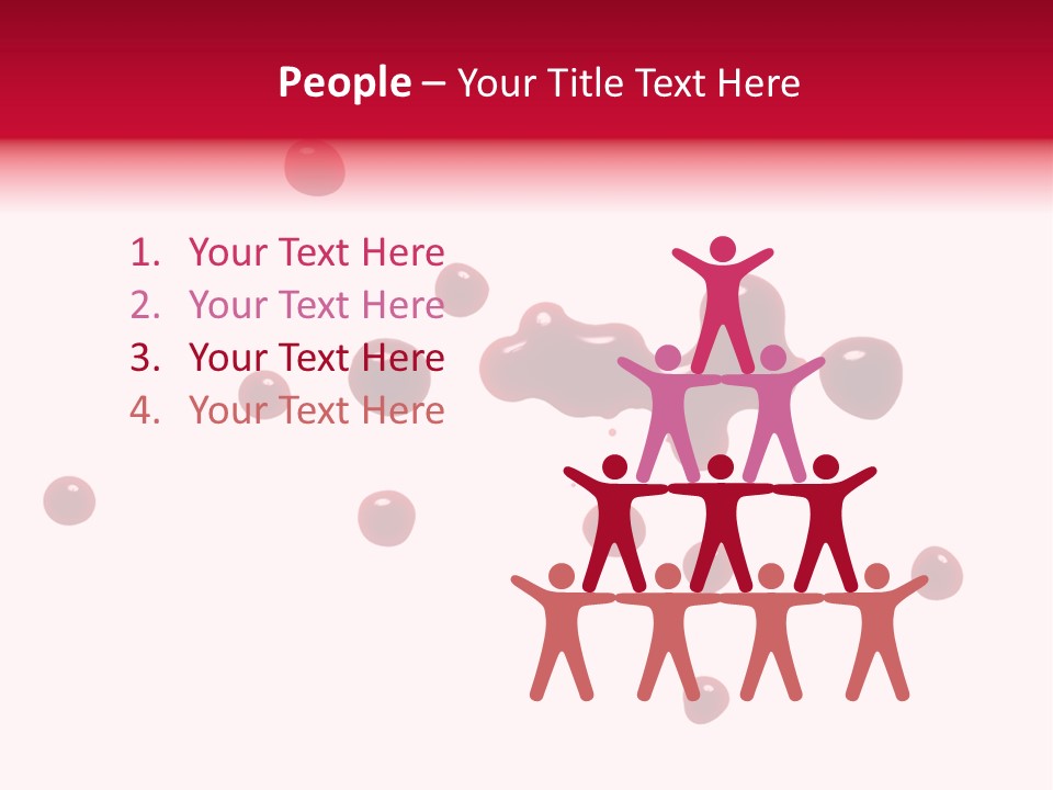 Puddle Blood Blob PowerPoint Template