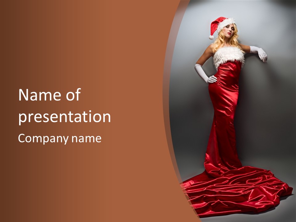 Party Christmas Healthy PowerPoint Template