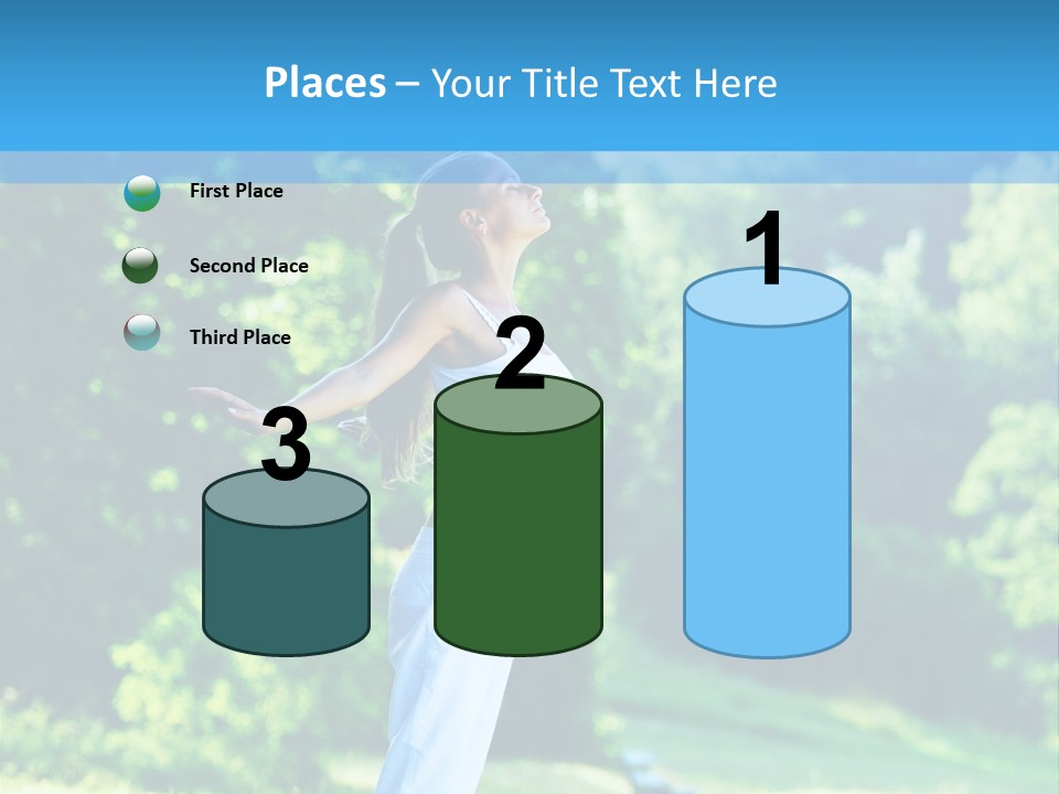 Healthy Woman Health PowerPoint Template